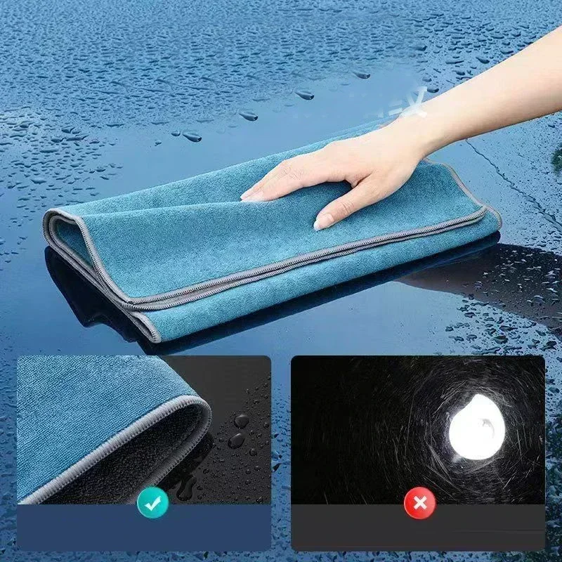 Microfiber Car Drying Towel Super Absorbent - Peluş Kısa Tüylü Mikrofiber Havlu Süper