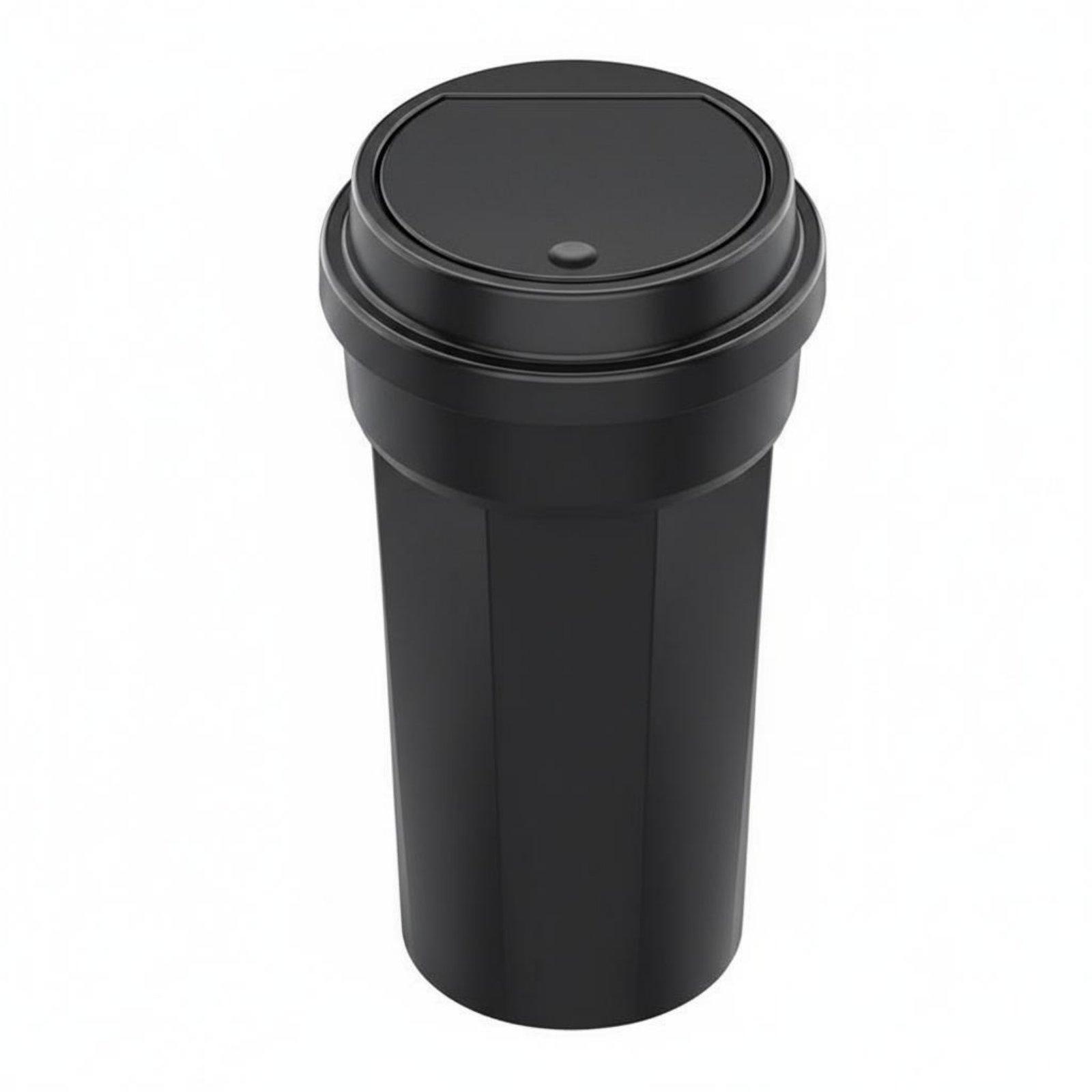Waterproof Car Trash Can With Lid - Araba için Kapaklı Küçük ABS Çöp