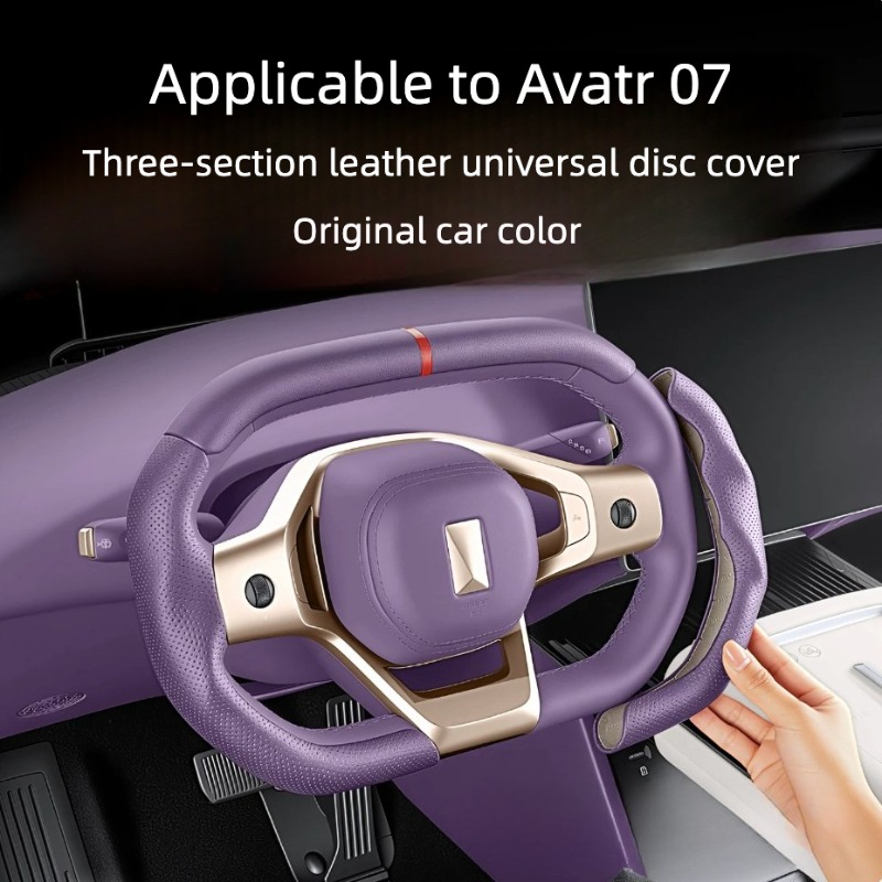 Car Steering Wheel Cover Anti Slip Breathable - Avatr 07 İçin Direksiyon Simidi Kılıfı,