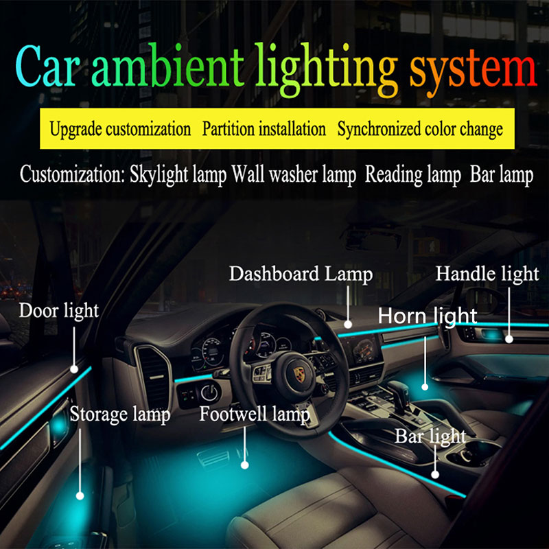 Araba Aksesuarları İç Ortam Iş - Led Ambient Interior Car Lights App Control incelemesi ve fiyatı