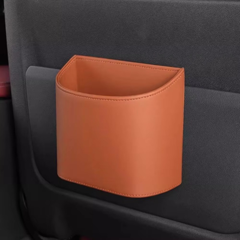 Dayanıklı Deri Araba Çöp Kovas - Waterproof Car Trash Can With Lid incelemesi ve fiyatı