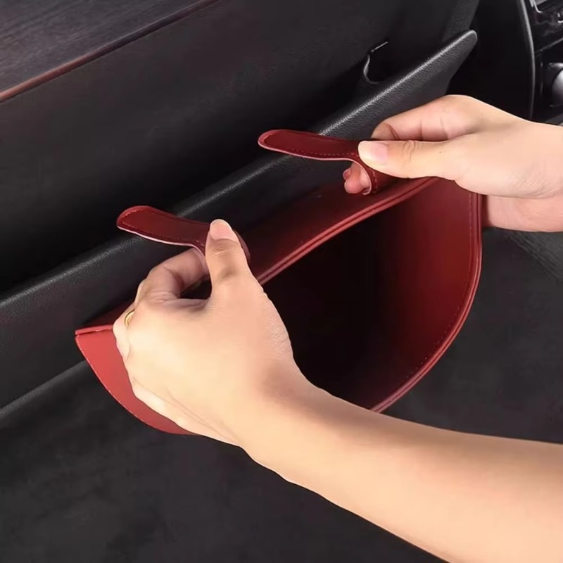 Dayanıklı Deri Araba Çöp Kovas - Waterproof Car Trash Can With Lid incelemesi ve fiyatı
