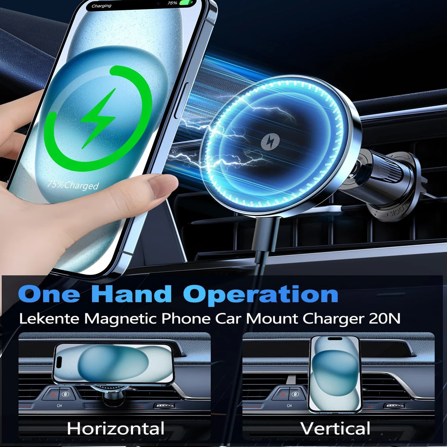 UYUXIO mıknatıslı kablosuz ara - Magnetic Phone Holder For Car Vent incelemesi ve fiyatı