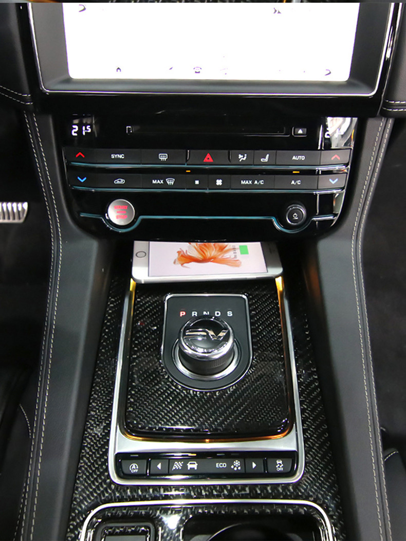 Jaguar F pace XE XF XFL için 1 - Wireless Car Charger Mount Fast Charging incelemesi ve fiyatı