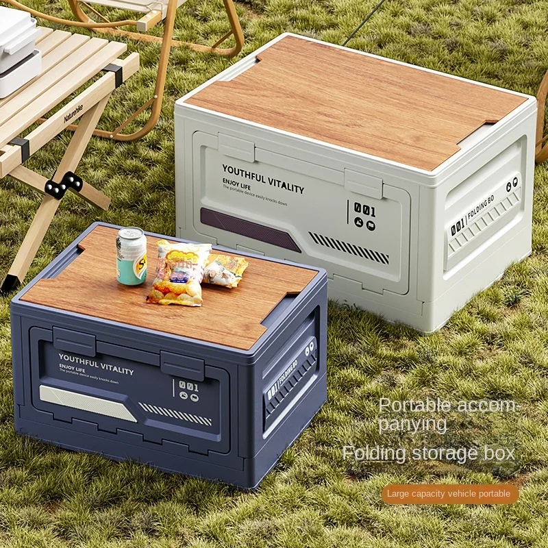Ahşap Kapaklı, Katlanabilir, D - Car Trunk Organizer Foldable Storage Box incelemesi ve fiyatı