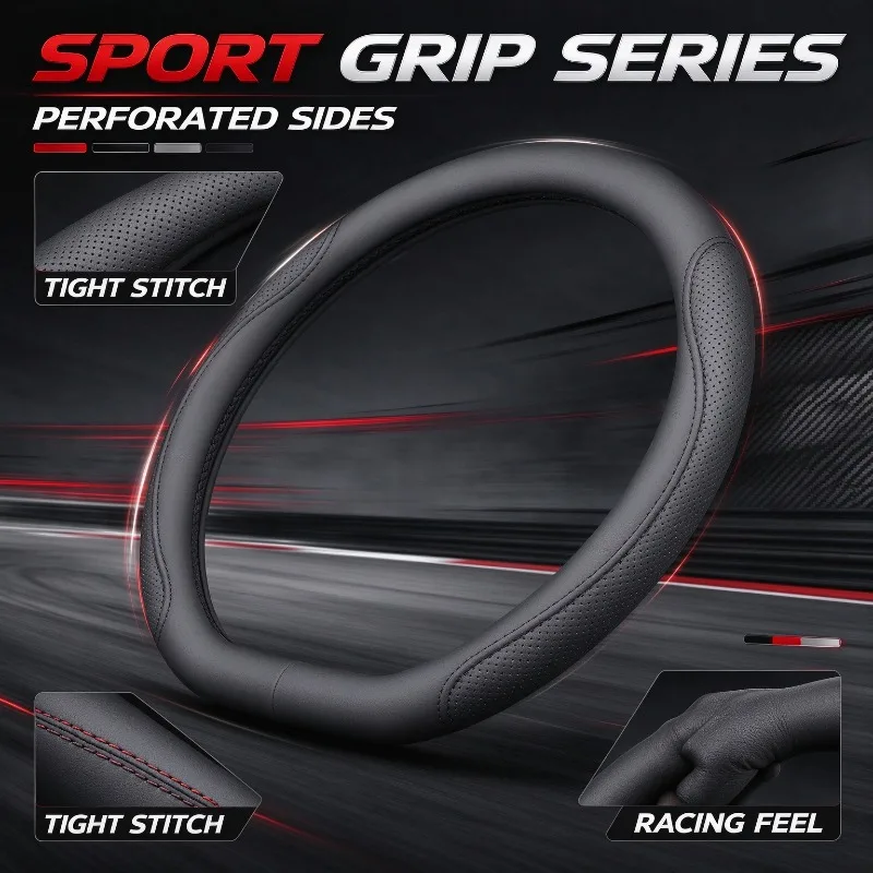 Ford için Nappa Deri Direksiyo - Car Steering Wheel Cover Anti Slip Breathable incelemesi ve fiyatı