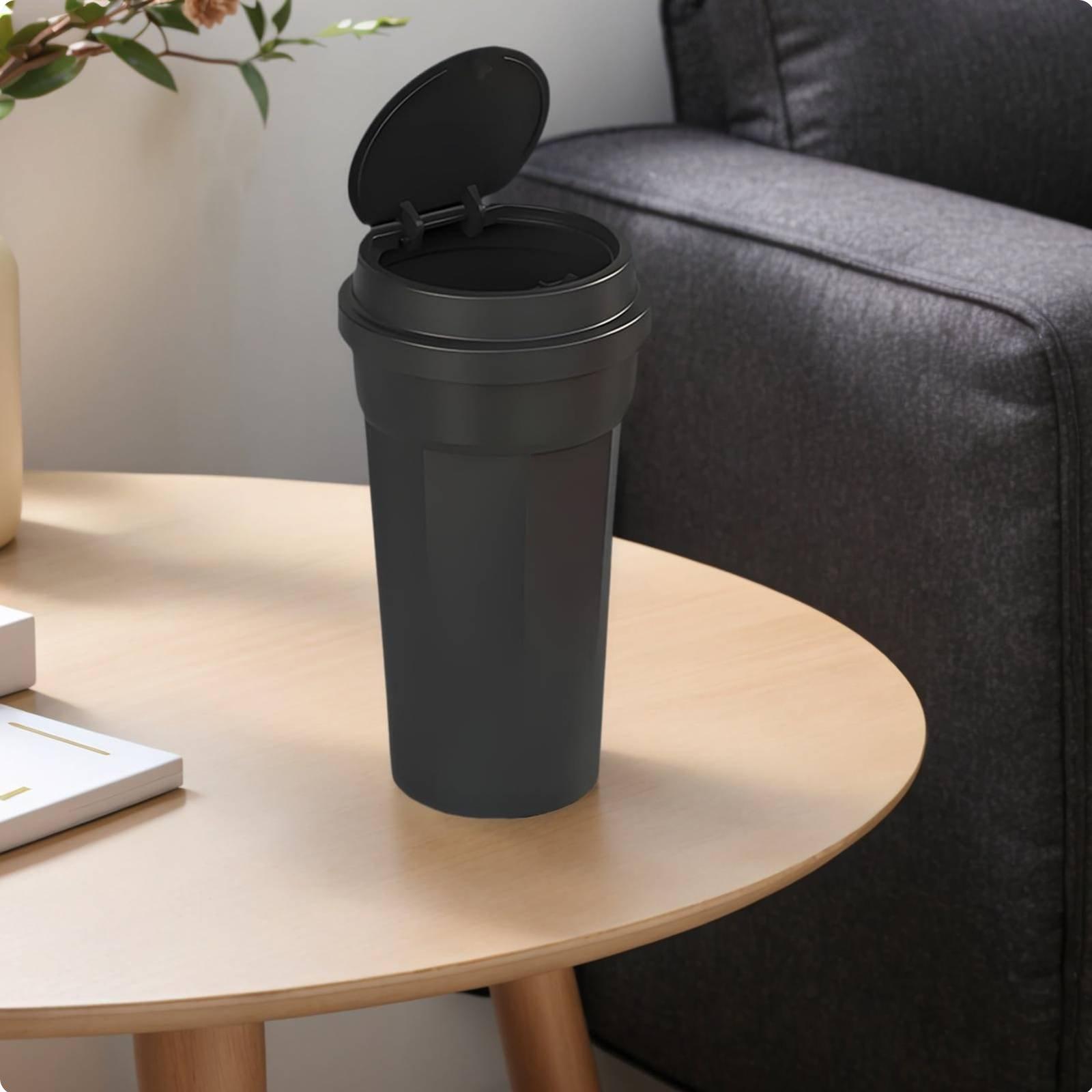 Araba için Kapaklı Küçük ABS Ç - Waterproof Car Trash Can With Lid incelemesi ve fiyatı