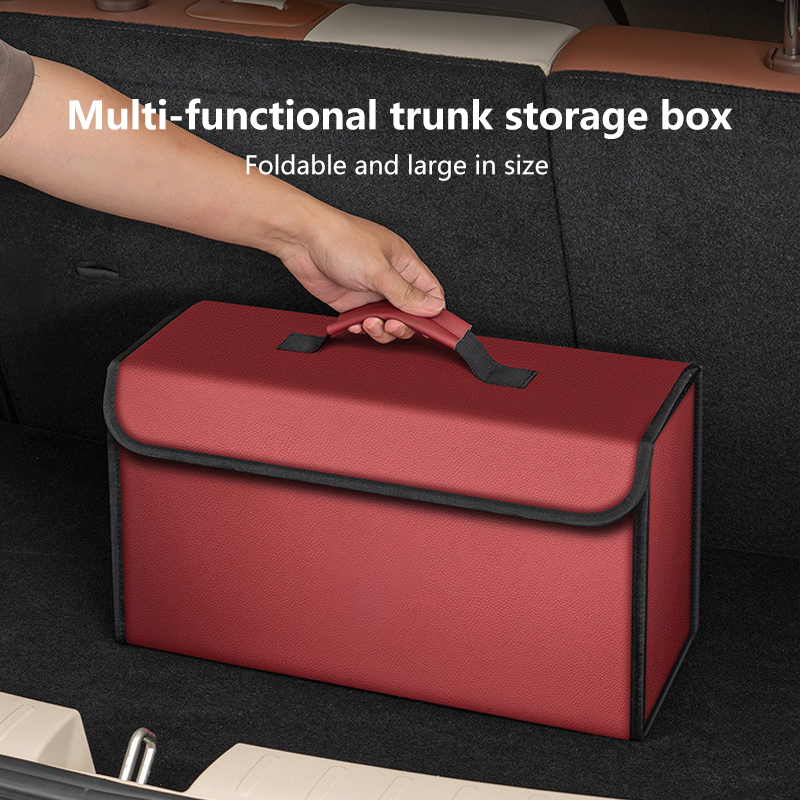 Araba Deri Bagaj Organizatörü  - Car Trunk Organizer Foldable Storage Box incelemesi ve fiyatı