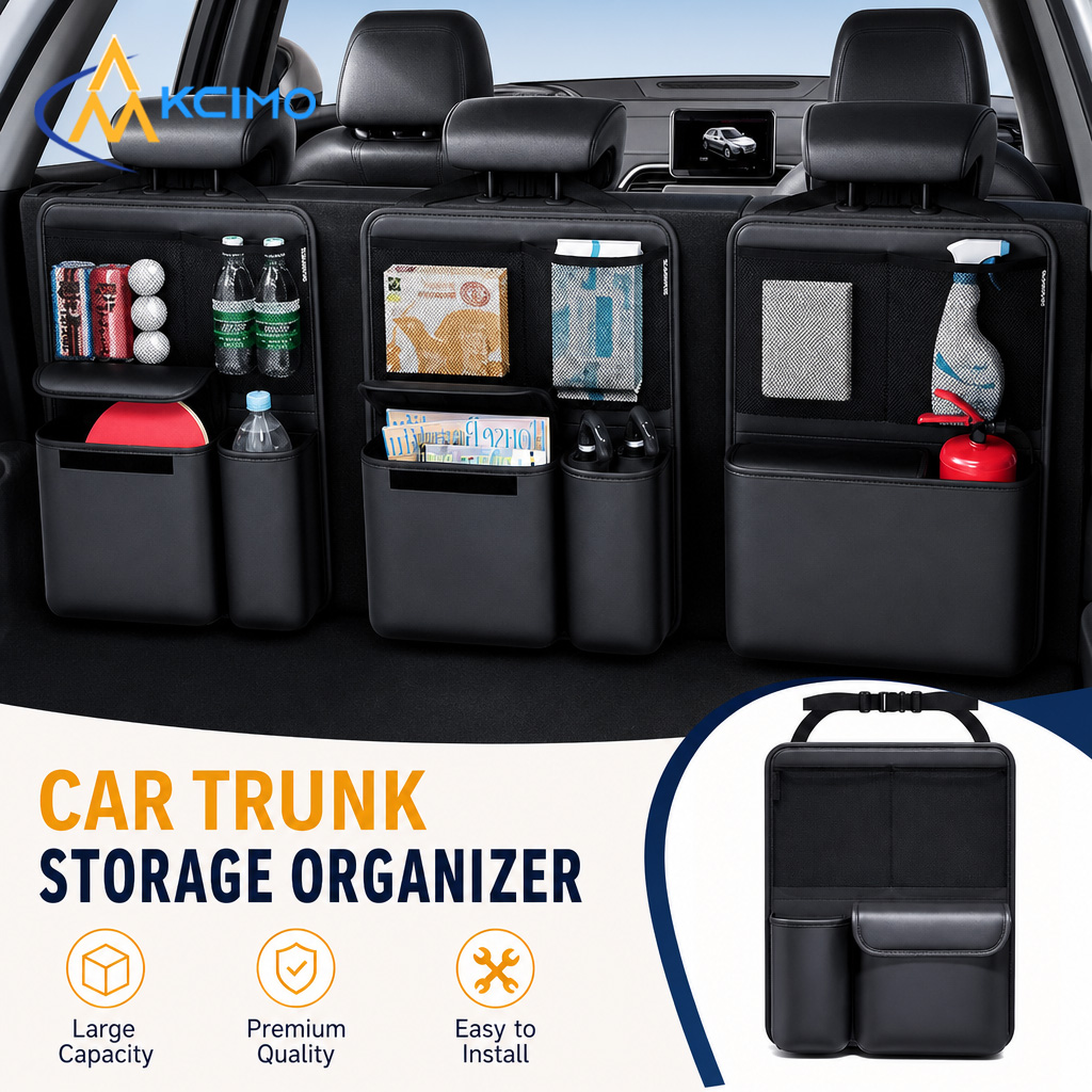 1 Adet Kcimo Asılabilir PU Der - Car Trunk Organizer Foldable Storage Box incelemesi ve fiyatı