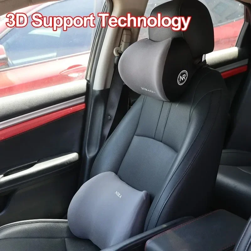 Yeni Nesil Hafızalı Köpük Otom - Memory Foam Car Neck Pillow Lumbar Support incelemesi ve fiyatı